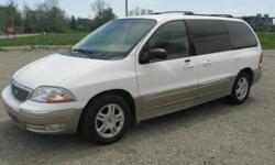 2002 Ford Windstar SEL for only $3,650.00! This is a great car for a family. It only has 104,682 miles on it. This car drives well. It comes fully loaded, with leather seats and power doors. It comes with power locks and windows, a tv, dual power seats,