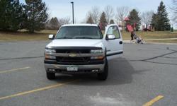 White HD250 LT Silverado Pick Up, with 146,00 over the road miles.
Engine is 8.1 Vortex Gas,
Just rebuilt Rear Brakes, Rotors,Pad, Calipers,Brake Line Refill,
Back Bearings installed and repacked.
Excellent condition and well maintained (I have kept