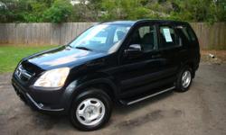 2002 Honda CR-V , LX , automatic , very clean vehicle , drives great , power windows , power locks , power mirrors , key less entry with alarm system , great tires , cold a/c and much more.
Only 131 K miles !!!!&nbsp;
I am a dealer / Broker .
Call me at (