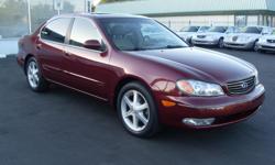 CLICK FOR FULL INVENTORY: http://5starautosale.com/
916-368-7886
2500 DOWN ! NO CREDIT OK!!! WE DO NO CREDIT CHECK & NO INTEREST FINANCING!!!
2002 INFINITI I35 ! CLEAN FAMILY SEDAN ! LEATHER ! ALL POWER! LOADED!*
STK #: 1701
VIN #: JNKDA31AX2T027455
5