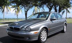 Jaguar X-Type Automatic, excellent condition inside and outside. The 2.5 liter V6 runs very well. It's rated at a healthy 194 hp and 180 lb-ft of torque.
&nbsp;