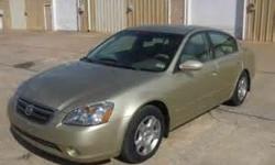 2002 Nissan Altima 5speed 4cyc, 4 doors has 163K miles clean title, good tags til October 2014, AC PS CC CD, needs fuel pump OR distributor, asking $1975 call --