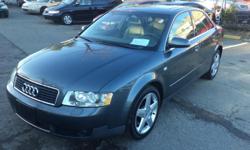 2003 Audi A4 3.0-$4,995(EZ AUTO
FOR MORE INFORMATION
EZ AUTO FINANCE SALES & SERVICE
3621 COLUMBIA PIKE
ARLINGTON, VA 22204
Call or text ROB @ -- (after hours text me)
Visit Us:-easyautova.com
Office @ -- or @ --
Hours:-9:00AM-9:00PM
WE FINANCE all credit