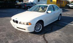 2003 BMW 530 , super nice , automatic , runs excellent , clean in and out , great tires , alloy wheels , loaded , sunroof , power windows , power locks , CD player , sunroof , alarm system and much more.
Only 137 K miles. !!!!&nbsp;
I am a dealer /