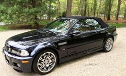For those who are BMW enthusiast, this car is a rare find. This car looks and drives as if it were driven out of the showroom today. My 2003 BMW M3 convertible with SMG, Carbon black exterior, Imola red leather, Aluminum interior trim, Xenon headlights.