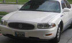 Senior owned Buick LeSabre, white, full power, leather interior, custom trim, rear luggage rack, 102,000,exellent condition, A must see.