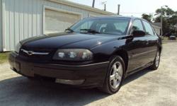 Very good running 03 Impala.&nbsp;
6 Cylinder Automatic Transmission.
Has decent tires on factory Premium mag wheels.
Remote entry Power locks and windows.
Power sunroof. LS model
Has a C/D player and&nbsp; A/C. Dual Climate control
&nbsp;It has 145k. For