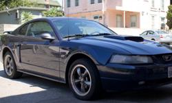 I have a 2003 mustang GT V8 Coupe its, premium edition. Leather seats, automatic
trans, powered evetything, premium wheels and Mach hifi system loaded. WITH CD PLAYER.
CLEAN TITLE , NO ACCIDENTS, 8.5/ 10 CONDITION, RUNS GREAT!! WITH ONLY
48,481 MILES ON