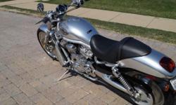 2003 Harley Davidson 100th Anniversary Limited Edition VRod that is in mint condition.The motorcycle has been meticulously maintained and I put in a new OEM battery from the dealer last fall so its ready to go.&nbsp; The bike is stored on a hydraulic