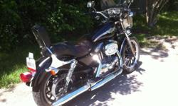 2003 XLH1200C Sportster 13,xxx mi oil changed every 2k miles Great condition runs really good. Gets 50MPG. New tires only 200miles on them windshield w/ quick release mount Backrest, New Passenger floor boards No dents, no scratches. Here is a link to the