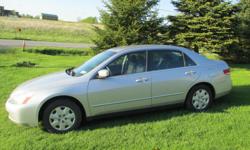 2003 Honda Accord LX, automatic transmission, great condition, clean title, very dependable, never needed any major work done, owned it for 5 years - changed fluids, exhaust pipe, battery, left tie rod, oxygen sensor and brakes (changed pads and rotors