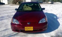 I'm selling a 2003 Honda civic Lx 1.7L engine Front wheel drive this car has a rebuilt title. 5 speed manual transmission 108310k miles Has a new timing belt. This car is in excellent condition inter is very clean So is exterior no dents on this car .