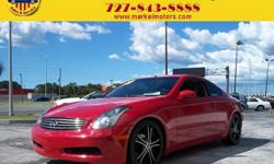 Bad Credit OK Here !! 
&nbsp;
&nbsp;
&nbsp;
Markal Motors, Inc.
3606 US 19 New Port Richey, FL
727-843-8888
2003 Infiniti G35 Coupe with Leather
$10,495
Year:
2003
Make:
Infiniti
Model:
G35
Trim:
Coupe with Leather
Stock #:
1268
VIN:
JNKCV54E93M200162