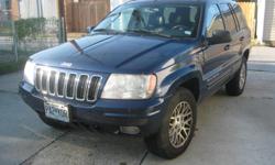 2003 Jeep Grand Cherokee, Limited, V8 Quad Drive, 131,000 Miles, Power Steering needs attention, Has all the bells and whistles.