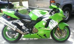 For sale is a 2003 Kawasaki ZX12R. 6,9XX original miles. Has full Muzzy exhaust,Power Commander with custom tune,throttle lock,gel seat & many more upgrades. Bike is in perfect working order. Has a clean/clear Florida title that reads 5 miles. If