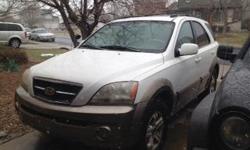 2003 Kia Sorento 4 door hatchback mileage 153677 vehicle (does not run) found that vehicle has water damage to main wiring harness, several new parts on vehicle, 4 new Yokohama tires has a 70,000 warranty only has 12,000 miles on them (P245/75 R16 109T SL