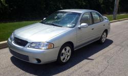 03 Nissan Sentra GXE.$5995 obo. This car is a must see! 132k, silver exterior, light gray interior, Automatic, Cold A/C, Tilt, Cruise, CD, New Tires, New Brakes, New Mobile One Synthetic oil. Completely serviced. This vehicle comes with New PA Inspection
