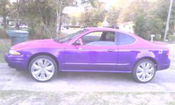 Pink and purple custom paint job on 2003 oldsmobile alero. Car runs really good. 22" rims and new tires also on the car.a/c and heat works great. Interior looks good. Serious inquiries only.