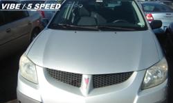 5 SPEED, COLD AIR, CLEAN, RUNS GOOD, POWER WINDOWS, POWER DOOR LOCKS, GREAT ON GAS. COME CHECK IT OUT AT:
BARGAIN AUTO MART, INC./ 5940 58TH STREET N. / KENNETH CITY, FL 33709
OR GIVE US A CALL AT: --