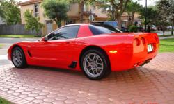 2003 Red Chevy Corvette Z06, 50TH Anniversary Hardtop Special Edition, V8, 5.7 Liter, 405 HP, 6 Speed Manual Trasmission, 4000 MILES, it has only been driven on occasional weekends. Fully loaded, Dual A/C, Memory Package, Power Door Locks, Tilt Wheels,