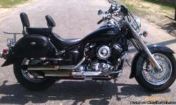 I currently have a 2003 Yamaha Vstar 650 Classic for sale. This is a nice little bike that is in great condition and fully loaded. It has been well maintained and would make for a great gas saver or starter bike. The bike is equipped with a windshield,