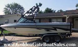 2004, 23' CALABRIA CAL-AIR PRO-V with Trailer Included!
Single Gas 315HP MerCruiser 350 MAG V-Drive Inboard
Asking Price: $27,995
Come check out this awesome 2004 CALABRIA Cal-Air Pro V! If wakeboarders are not supposed to have a luxury boat, no one told