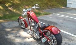 2004 BIG DOG CHOPPER SOFT TAIL
10,000 miles full of chrome...a real head turner
Custom paint with flames
matching seat
107 cubic inch S & S MOTOR
PM wheels and brakes