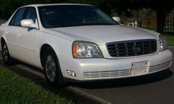 DeVille
Gotta see this awesome 2004 Cadillac DeVille with only 89,253 miles on her. The exterior is in near perfect condition, with her high gloss Pearl/metallic White paint being near flawless. You must see to believe. Polished chrome wheels with