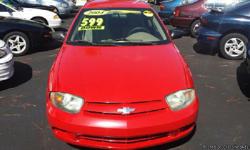 Bad Credit OK Here !! 
Auto Outlet of Pasco
7407 US 19 New Port Richey, FL
727-848-7688
2004 Chevrolet Cavalier Sedan
$3,295
Year:
2004
Make:
Chevrolet
Model:
Cavalier
Trim:
Sedan
Stock #:
1980R
VIN:
1G1JC52F947134408
Trans:
Automatic
Color:
Red