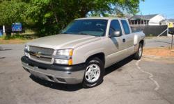 2004 Chevrolet Silverado &nbsp;, very clean in and out , extended cab , automatic , drives excellent , power windows , power locks , cold a/c , &nbsp;new tires , factory towing package , bed liner and much more.&nbsp;
Only 154 K miles !!!!&nbsp;
I am a