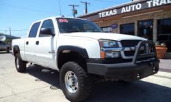 Miles: 228866
Year: 2004
Make: Chevrolet
Model: Silverado 2500 HD Duramax Diesel
Title: Clean
CAR FAX Guaranteed!
Features:
Keyless entry, memory seats, Ken wood stereo, A/C, heat, AM/FM/CD/Bluetooth, Navigation, Bose sound system, steering wheel mounted