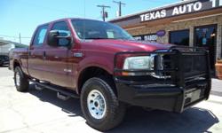 Miles: 214,319
Year: 2004
Make: Ford
Model: F-250
Title: Clean
CAR FAX Guaranteed!
Features:
4x4, Diesel,Towing package, ranch hands bumpers, Kenwood stereo, AM/FM/CD/Sirius, A/C, heat, folding back seat, cruise control, steering wheel mounted controls,