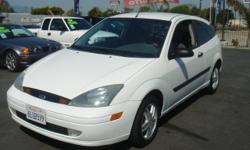 ** 2004 FORD FOCUS ZX3 WHITE STOCK#534522**
*ASKING PRICE $6,988 PLUS TAX AND DOC FEES *
CALL TODAY FOR MORE INF, @(909)984-8000
WE ARE OPEN 7-DAY'S A WEEK ....
DC MOTOR SPORTS INC,
958 E. HOLT BLVD
ONTARIO CA, 91761
(909)984-8000
10AM - 7PM
*--EASY
