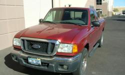 2004 Ford Ranger Super CabTruck
In good shape. Just has small dent.
Automatic
4 wheel drive
Power steering, doors, windows
Cruise control
80,000 miles
Hard Tonneau Cover
with bed liner
V6 engine
CD player
Sliding back window
$9000.00 or best offer.
Call