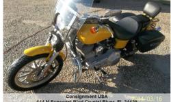 Harley-Davidson FXD DYNA SUPER GLIDE Manual Yellow 16331 2-Cylinder 1450 CC2004 Motorcycle Consignment USA (352) 795-4440
GAS SAVER!!!!!!!!!!!!!!!!!!!!!!!!!!! THIS IS A SUPER CLEAN FXD DYNA SUPER GLIDE HAS CUSTOM PAINT EXCELLENT CONDITION AND HARD SADDLE