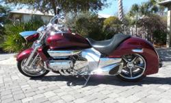 2004 Honda Rune with only 2,601 miles I have the clear Title in hand. Has Stainless Steel side covers, Longer mirror arms, Throttle lock and red aluminum handlebar grip tips. Beautiful condition 97+/100. Has a couple of very small marks from being ridden,