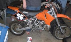 ktm 65sx with new front brakes new crank and bearings.