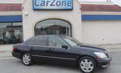 2004 LEXUS LS430 | Blue Onyx Pearl with Beige Leather Interior | Named a Consumer Guide Best Buy for 2004, the Lexus LS430 was given the 2004 Auto Guide Award by AAA. In a study by J.D. Power and Associates, it was named 'Best Premium Luxury Car in