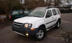 2004 Nissan Xterra , 4x4 , automatic , very clean in and out , alloy wheels , cold a/c , power windows , power locks , CD player and much more.
Only 99 K miles !!!!&nbsp;
I am a dealer / Broker .
Call me at ( ) -
We are open Monday through Saturday ( call