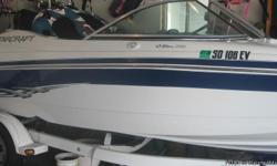 For Sale is a 2004 StarCraft CS-1700 Vhull boat with 125 HP Mercury outboard motor and EZ-Load trailer. Kids are involved in too many summer activities and we are not able to use it as much as we would like to!
Boat includes anchor and rope, bilge pump, 2