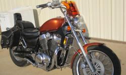 This Intruder is a really nice bike with custom paint. &nbsp;It has passanger back rest, crash bar, wind shield, new tires. &nbsp;NADA book value is over $4,200.00. &nbsp;I am asking only $3,750.00