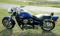 04 VZ1600
NO FREIGHT & NO DEALER FEES
2004 SUZUKI VZ1600 MARAUDER
8590 MILES
SALE PRICE $4695.00 *
NO MONEY DOWN AND ONLY $129.00 A MONTH
(W.A.C.) * PLUS TAX AND TAG
CONSIGNMENT SELL
&nbsp;
CAHILL'S MOTORSPORTS
8820 GALL BLVD (HWY 301)
ZEPHYRHILLS FL
