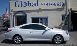 Toyota Camry Solara SLE V6 2dr Coupe Automatic 5-Speed pearl white 92452 V6 3.3L V62004 Coupe Global Sales & Finance (619) 474-6620