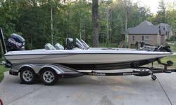 2004 Triton TR21 XDC. Evinrude 225 H.O. (437 hours) Tuned every year. NEW lower unit (03-2010), Jack Plate, Hot Foot Throttle, Blinker Trim, Dual Console, Spare SS prop, Power Pole Pro Series, NEW 3 Bank Tournament Series Rapid Charger, Spare Batteries,