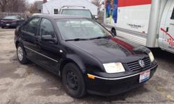2004 VW Jetta GL
Has power windows, power door locks, and a CD player.
4 Cylinder with 99k Miles
Asking $3000 (for sale by owner)
Call (216) 458-2681 for details