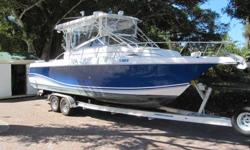 2005, 31' PRO-LINE 31 EXPRESS w/Twin HONDA 225HP 4-Stroke Programmed F.I. VTEC Outboards
ASKING PRICE: $99,500 (Make Offer)
You will find this 2005 PRO-LINE 31 EXPRESS and 2009 FIRST LOAD Aluminum Trailer to be in simply fantastic condition! This boat is