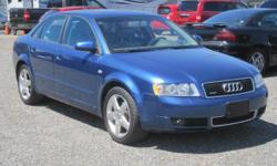 2005 Audi A-4 quattro
Will be auctioned at The Bellingham Public Auto Auction.
Saturday, August 6, 2016 at 11 AM. Preview starts at 8 AM
Located at the corner of Kentucky & Iron Streets in Bellingham, Washington.
Call 360-647-5370 for more information or