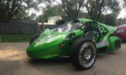 2005 Campagna T-Rex
Kawasaki 12R Motor
This T-Rex is in amazing conditional and mechanical sound no issues at all.
Custom Tri Coat Candy Apple Green Paint Inside and out
Custom Seat covers With Stitching
7" kenwood TV in dash
2 6 1/2" apline type s