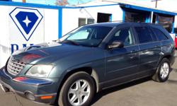 2005 Chrysler Pacifica power windows, power door locks, pricacy glass, cd, third row seat, rear air. This vehicle runs and looks great! Bad credit no problem call today --