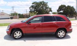 Talk about great deals check this 2005 Chrysler Pacifica out!!! This vehicle is GREAT for any occasion. It's equipped with a 3rd row seat, leather interior, cd player, COLD AC, chrome wheels. You dont want to miss a great deal like this. This Chrysler